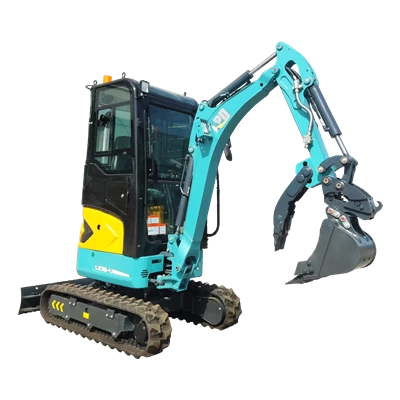 Mini escavatore con cabina riscaldata